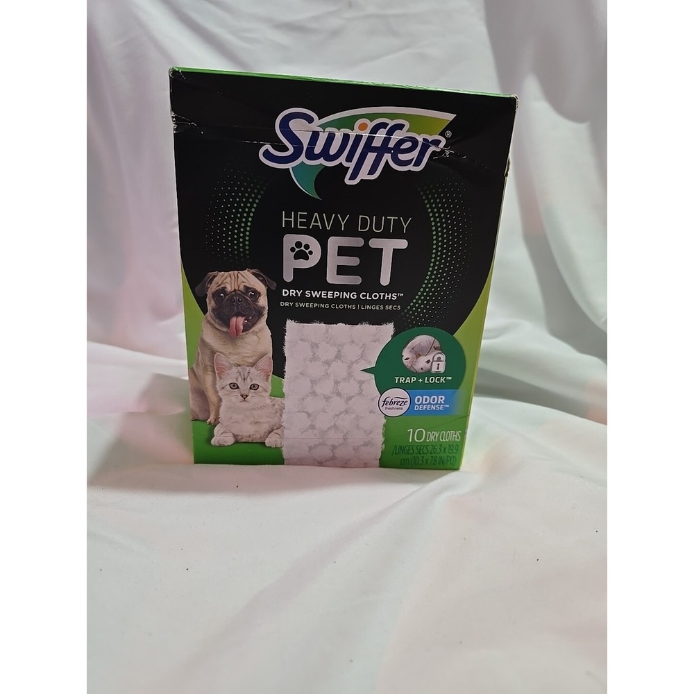Swiffer Sweeper Pet Heavy Duty Dry Multi Surface Cloth Refills Febreze